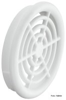 Luftrosette Kunststoff weiß 48/44 mm 1 Stück