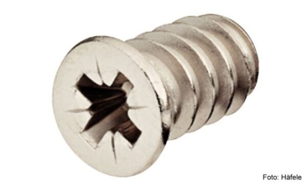 Häfele Varianta Schrauben für Aluminiumprofile Seko PZ 6,0x10,5 mm 20 Stück