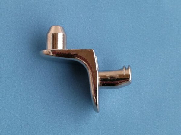Bodenträger 5 mm mit Steckzapfen ZA=10 mm vernickelt 4 Stück