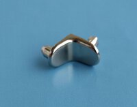 Bodenträger 5 mm mit Steckzapfen ZA=10 mm vernickelt 4 Stück