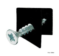 Rückwand Stabilisator schwarz