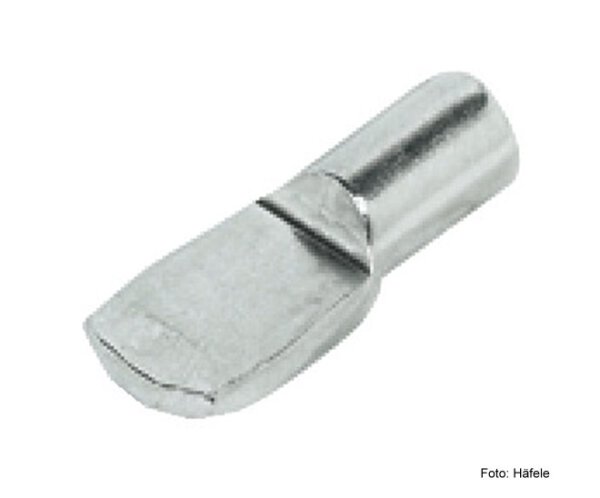 Bodenträger Löffelform 5 mm vernickelt 8 Stück