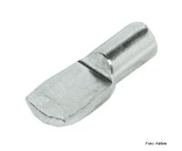 Bodenträger Löffelform 5 mm vernickelt 8...