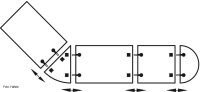 Tischplattenverbinder trennbar Stahl verinkt