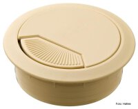 Kabeldurchlass 60 mm Kunststoff beige